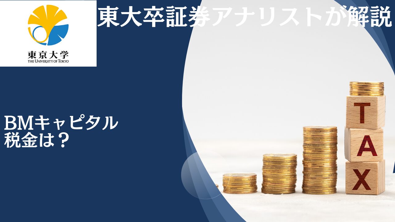 【税金は？】BMキャピタル(=BM CAPITAL)に投資し利益が出た場合は？申告分離課税と総合課税について解説。