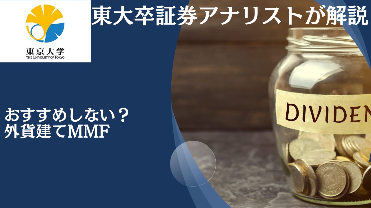 買い時？外貨建てMMFでの長期運用はおすすめしない！デメリットやリスクを徹底解説！